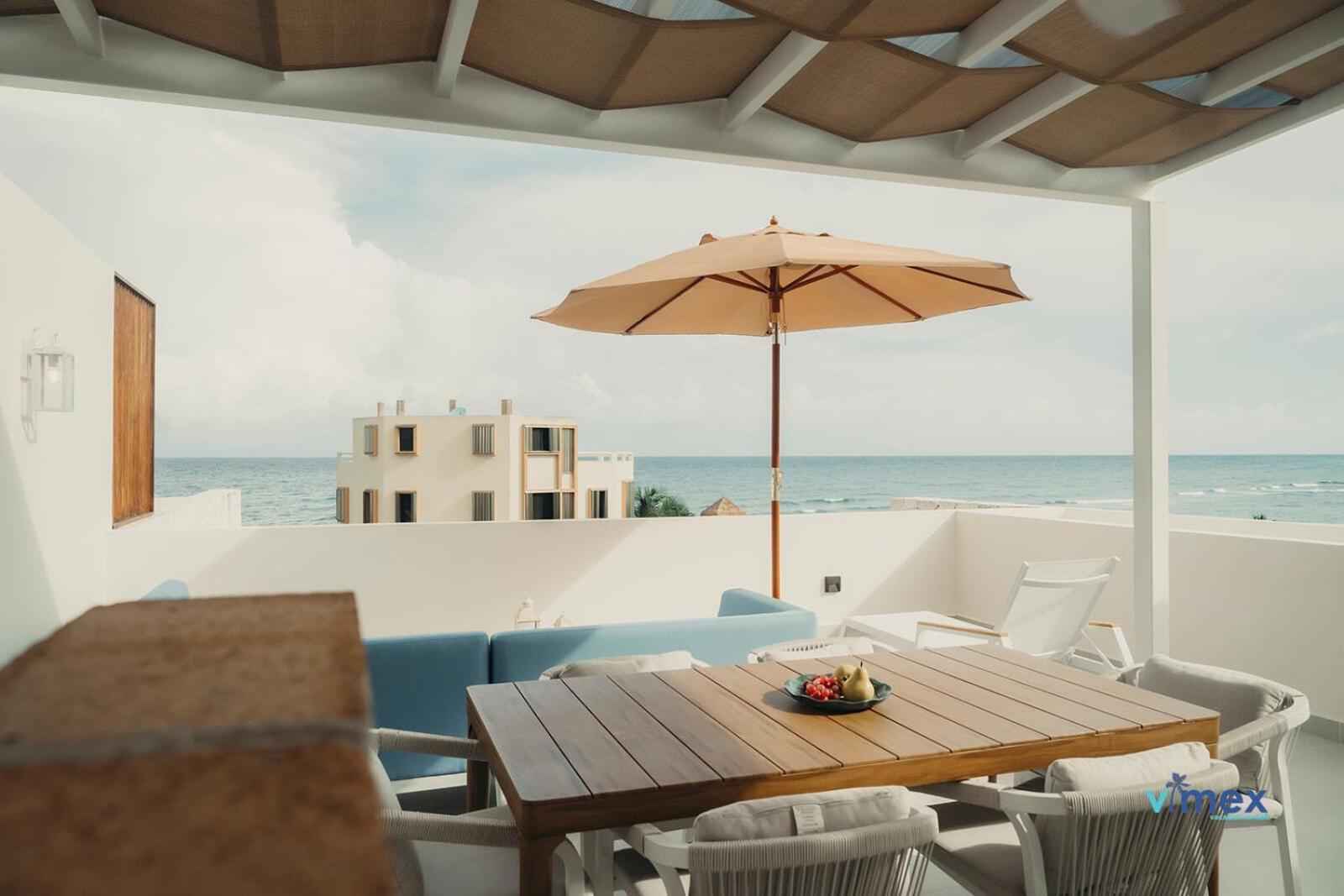 Santamar By Tao Beach Condos With Pool & Walk To Ocean 아쿠말 외부 사진